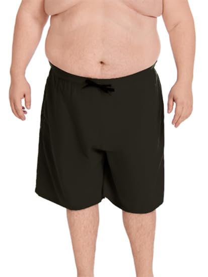 Men's Big and Tall Swim Trunks - 11 Inch Mesh Liner, Plus Size 2X-6X