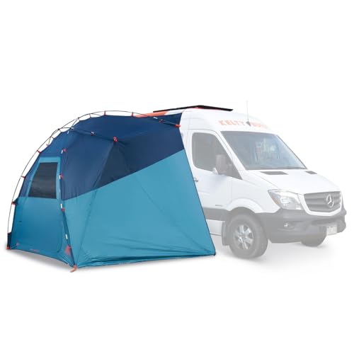 Kelty Backroads Shelter Overlanding Tent with Fiberglass Frame, Universal Mount, UV & Rain Protection