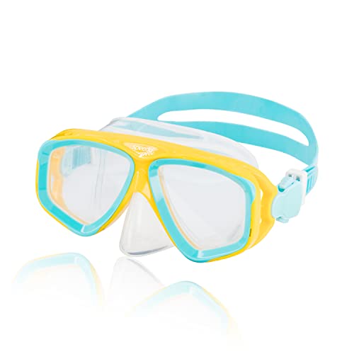 Speedo Child Adventure Swim Mask - Spectra Yellow/Clear, One Size