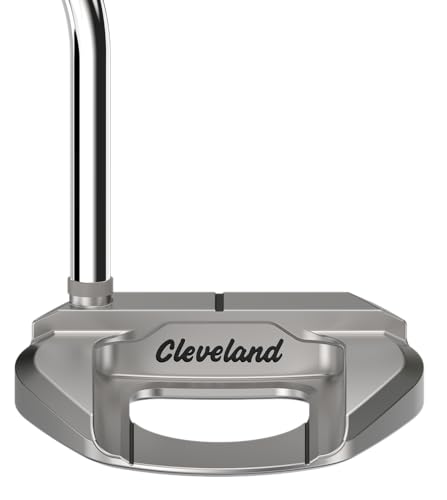 Cleveland Golf Retreve HB Soft 2 Putter - Silver / 35" / Single Bend / Oversized Grip / Right Hand