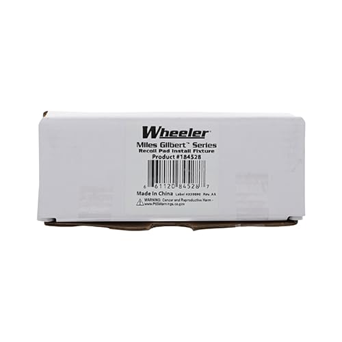 Wheeler Recoil Pad Installation Fixture for Rifle and Shotgun Maintenance