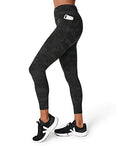 Sweaty Betty Women's Power 7/8 Workout Leggings with Side Pockets - Large Black Nubuck