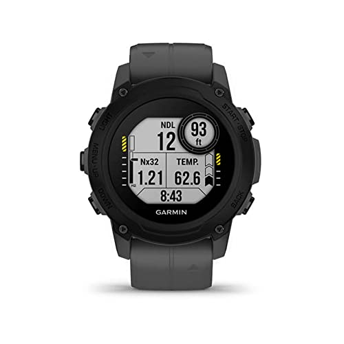 Garmin Descent G1 Rugged Dive Computer Slate Gray - Watch-Style with GPS & Dive Tracking