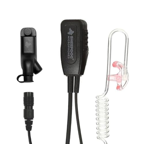 Lapel Microphone Headset for Motorola Two-Way Radios - Quick Disconnect