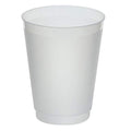 16 oz Frosted Plastic Drinking Cups - Case of 500, Textured Grip