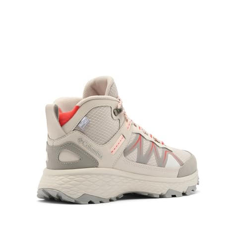 Columbia Women's Peakfreak Rush Mid Outdry Hiking Boots - Cloud Grey Poppy Red
