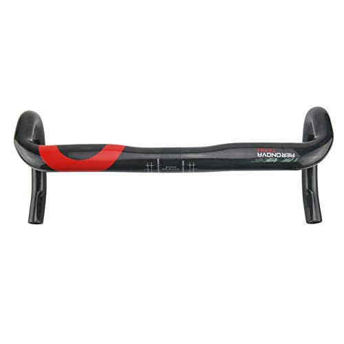 Yccyctrek Road Bicycle Handlebars Carbon Road Bars Handlebars Bike Components & Parts 31.8mm UD Glossy Drop Handlebar 440mm Carbon Drop Bars