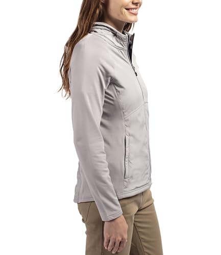 Women's Adapt Hybrid Full Zip Hoodie - Medium, Polished