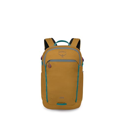 Osprey Axis Laptop Backpack - Barley Brown, Water Bottle Pockets & Compression Straps