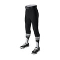 Men's Solid Knicker Pants - Black, Medium - Athletic Polyester Knickers