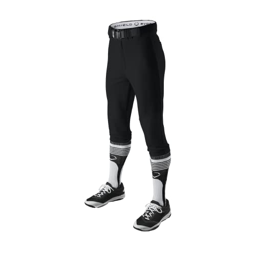 Men's Solid Knicker Pants - Black, Medium - Athletic Polyester Knickers
