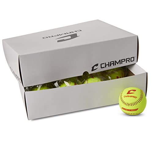 Softballs 10 Inch with Durahide Cover - Indoor & T-Ball Practice, 12 Pack