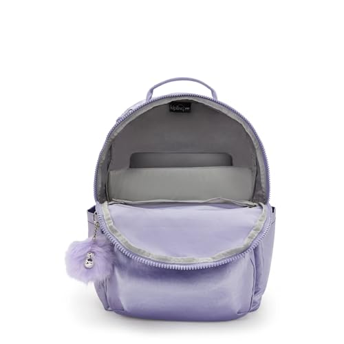 Kipling Women's Seoul Gm Backpack Medium Amethyst Aura Metallic