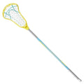 Girl's Lacrosse Stick - Yellow Crux 100 Attack Complete Stick for Youth Players