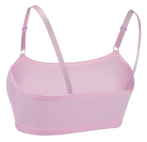Herepai Cotton Training Bras for Girls 7-14 Years Light Color 4 - Seamless Cami