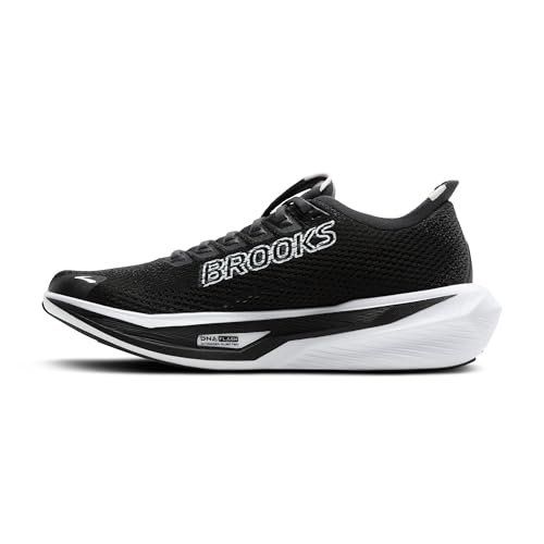 Brooks Women’s Hyperion 3 Neutral Running Shoe Black Grey White US 9