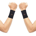 THX4COPPER Compression Wrist Sleeve(1 Pair)-Copper Infused Wrist Support for Men&Women-Improve Circulation and Recovery (XXX-Large, Black)