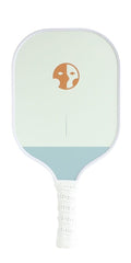 The Helios Pickleball Paddle - Misty | Particle-Printed Carbon Fiber Surface with 13mm Reactive Honeycomb Core | 8oz, Beginner to Intermediate Level Paddle for Power & Consistency | USAP Approved