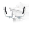 18.5-Inch Roller-Style Boat Trailer Guide Poles with Adjustable Width - L Shape, 2PCS