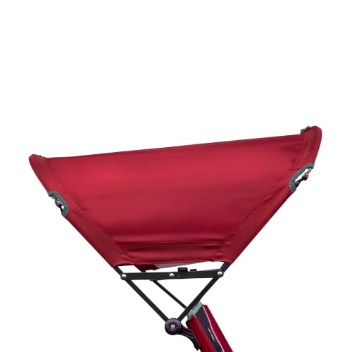 Sunshade Comfort Pro Folding Camping Chair with Canopy - Cinnamon Red - Variation of THIS listing