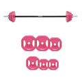 RitFit 40LB Adjustable Barbell Weight Set with Padded Bar for Home Gym