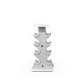 WeGym Dumbbell Rack S Sandstone - Space-Saving Cast Iron Weight Storage Stand
