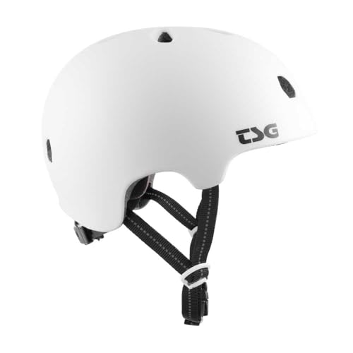 TSG Meta Cycling & Skate Helmet Satin White S/M 54-57cm Lightweight Safety