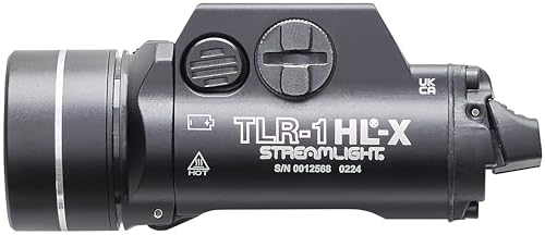 Rechargeable Tactical Gun Light with 1500 Lumens, Ambidextrous Switch