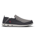 Columbia Men's PFG Bahama Vent Slip-On Boat Shoe - Titanium Mhw/Bright Red, Size 11