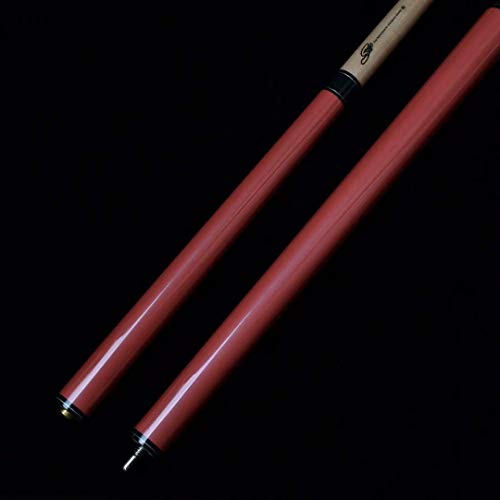 Heavy Hitter Jump Break Pool Cue 3-Pieces 14mm Phenolic Tip - Red 21oz