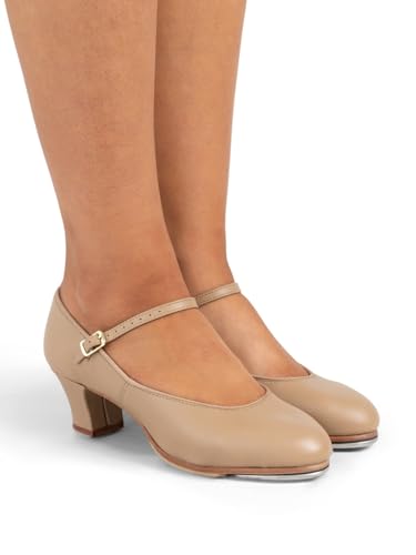Capezio Women's Tap Jr. Footlight Tap Shoe 7.5 Caramel - Dance Performance Footwear
