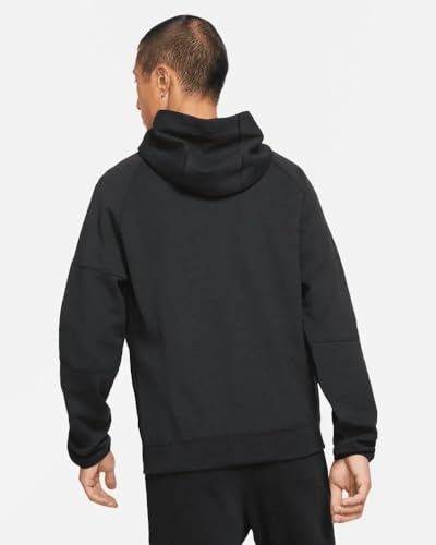 Nike Men's Tech Essentials Full Zip Fleece Hoodie Black US Medium