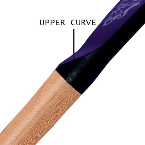 29-Inch Maple Flat Half Paddle Baseball & Softball Bat for Training