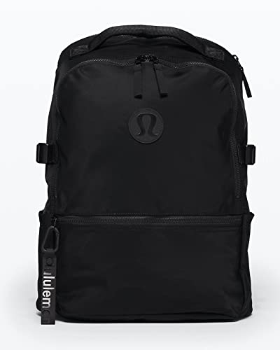 Water-Repellent Nylon Laptop & Gym Backpack - Black, 17x11x7 Inches (Variation: Black)