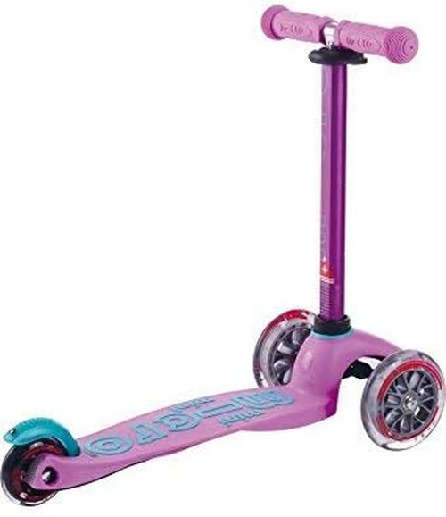 Micro Kickboard Mini Kids Scooter - Adjustable T-Bar, Lean-to-Steer Design | For Ages 2-5, Up to 110 lbs