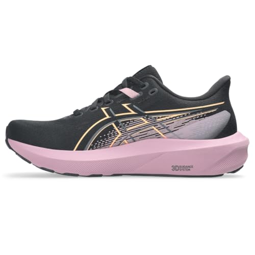 ASICS Women's GT-1000 15 Running Shoes - Black Taro Purple 7.5