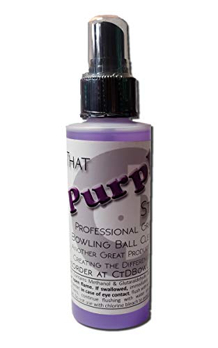 4 oz Purple Bowling Ball Cleaner - USBC Approved for Dirt & Oil Removal