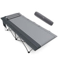 Grey Timber Ridge 31.8-Inch Extra Wide Heavy Duty Camping Cot for Adults