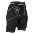 Girl's Compression Hockey Short with Pelvic Protector - Large, Black