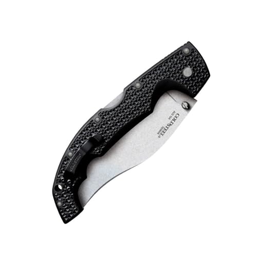 Cold Steel Voyager XL Vaquero Kukri Serrated Folding Knife - AUS10A Steel, 5.5" Blade