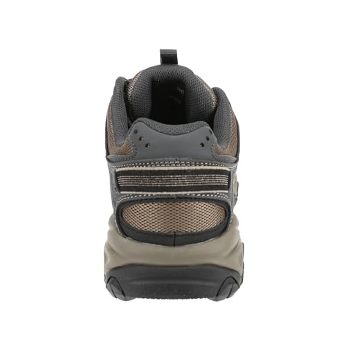 Skechers Men's M. Fit 2.0 Outdoor Sneakers - 11X-Wide Charcoal Gold, Goodyear Rubber Outsole