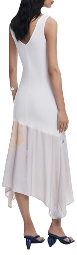 Desigual Women's DITA Vest Small White - Fashionable Outerwear for Women