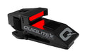 QUIQLITEX2 Tactical Red/White Hands-Free LED Pocket Light, USB Rechargeable, Aluminum Housing