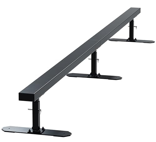 Adjustable 72-Inch Skateboard Grind Rail for Beginners & Pro Skaters