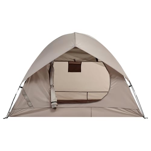 Space Blue 4-Person Waterproof Camping Tent with Rain Fly – Spacious & Quick Setup