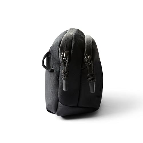 Travel Organizer Pouch - Water-Resistant, Compact, Black