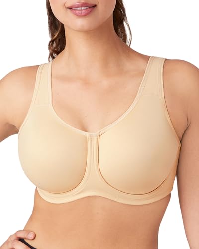 Wacoal Women's Simone Sport Underwire Bra 38DD Natural Nude Supportive Activewear