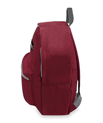 Everest 1045K Basic Backpack - 15 Inch Burgundy for Work & Travel