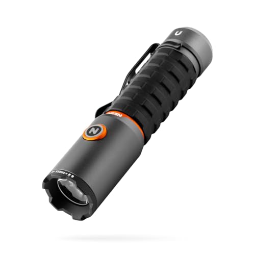NEBO Torchy 3K EDC Flashlight - 3000 Lumen Compact Pocket Light - Gray Variation