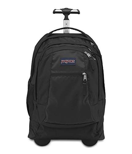 JanSport Driver 8 Rolling Backpack with 15-Inch Laptop Sleeve - Black